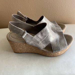 Women Cork Sandals Heels